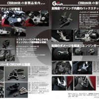 CBR250Rの新製品案内です。