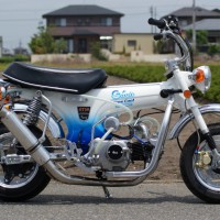 ダックスに5.5Jワイドホイールを装着する