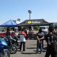 19日朝。いよいよ徳島モーターサイクルショーが始まります。