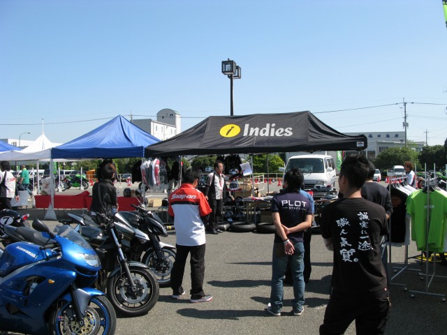 19日朝。いよいよ徳島モーターサイクルショーが始まります。