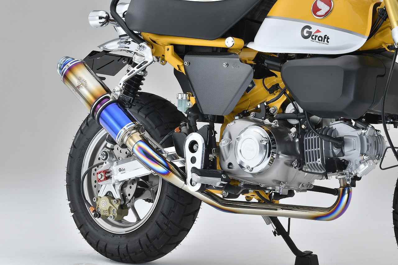 モンキー125（2BJ-JB02） リアキャリパーサポート ブレンボ2P（カニ） アップマウント（上側） ブラック OVER（オーバーレーシング） モンキー125リアキャリパーサポートカニブレンボ用黒NO6897 [6897